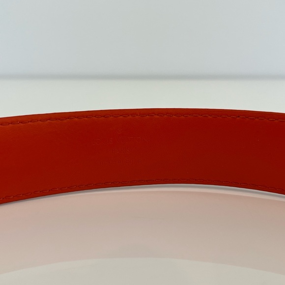 LOUIS VUITTON ORANGE BELT SIZE 90 - Picture 17 of 17